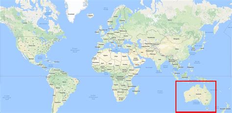 Où se trouve l'Australie sur une carte du monde ? Découvrez la localisation