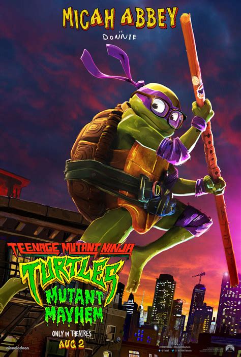 Teenage Mutant Ninja Turtles: Mutant Mayhem Drops 17 Character Posters - GameSpot