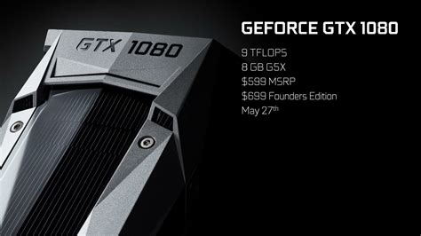 NVIDIA GeForce GTX 1080 Graphics Card Unleashed - $599 US For 8 GB ...