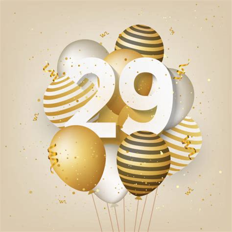 370+ 29th Birthday Stock Illustrations, Royalty-Free Vector Graphics ...