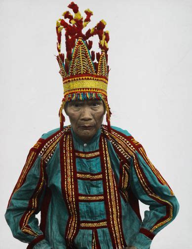 A Bukidnon chief wears a head ornament indicating he has killed men. | Filipino tribal, Filipino ...