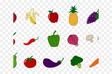 fruit vegetables - Clip Art Library