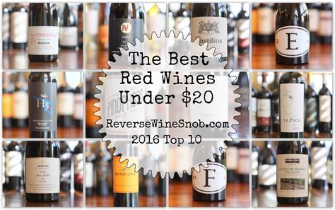 Best Red Wines Under $20 - Reverse Wine Snob®