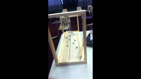 Homemade pendulum wave machine - YouTube