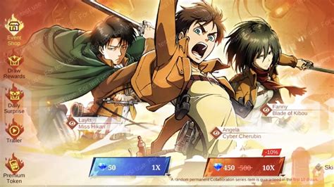 MLBB x Attack on Titan Collaboration Event: How to Get Skins, Free ...