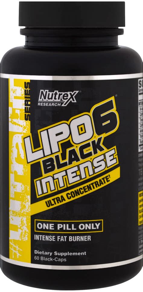 Lipo 6 Black Intense Ultra Concentrado - Nutrex (60 cápsulas)