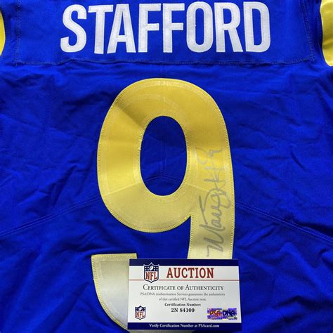 Legends - Rams Matthew Stafford Signed Authentic Jersey Size 40 | The ...