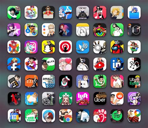 Anime App Icons Photos