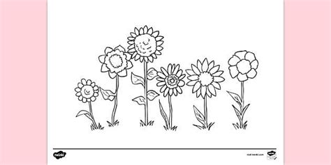 FREE! - Flower Garden Colouring Page | Colouring Sheets