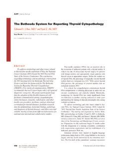 The Bethesda System for Reporting Thyroid … / the-bethesda-system-for ...