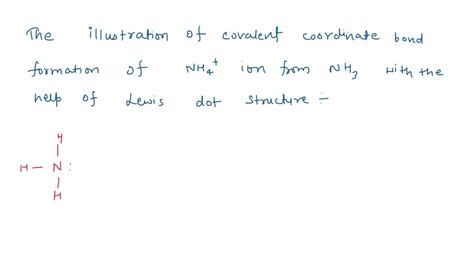 SOLVED: With the use of Lewis structures, explain how a coordinate ...