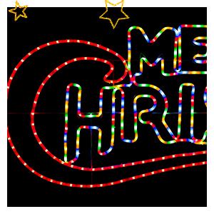 Merry Christmas Rope Light Sign | Christow