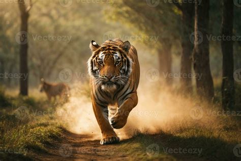 bengal tiger wallpaper ai generated 33121197 Stock Photo at Vecteezy