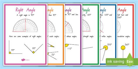 Types of Angles Display Posters (teacher made)