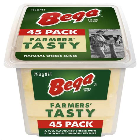 Bega Tasty Cheese Slices 750g | Woolworths