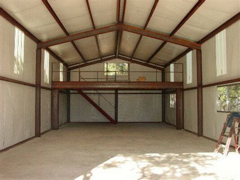 Metal building with loft: Gambrel roof or Gable with tall sidewalls? - The Garage Journal Board ...