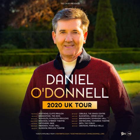 Tour News – Daniel O'Donnell