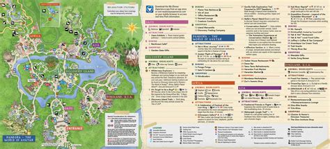 Disney's Animal Kingdom map Theme Park map