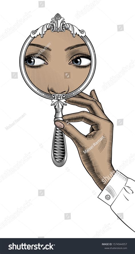 6,753 Girl Mirror Drawing Images, Stock Photos & Vectors | Shutterstock