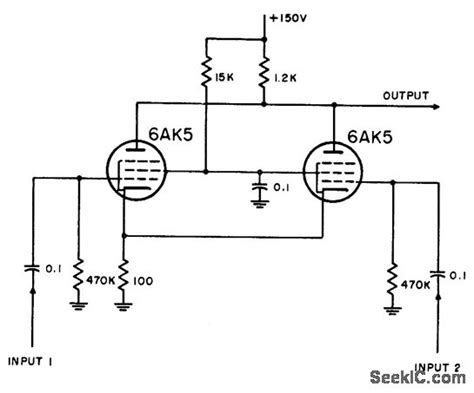 PENTODE_COMMON_PLATE_MIXER - Electrical_Equipment_Circuit - Circuit Diagram - SeekIC.com