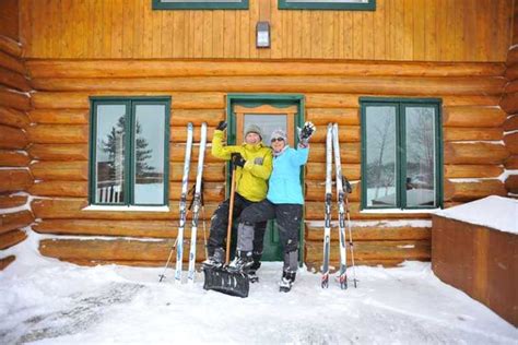 Gaspesie National Park Photo Gallery - Winter snowshoeing and skiing