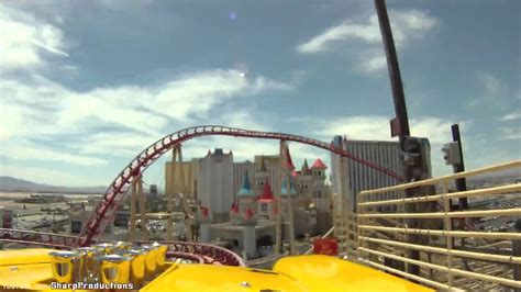 Roller Coaster (HD POV) New York, New York Hotel & Casino Las Vegas - YouTube