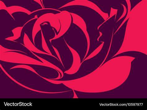 Abstract rose Royalty Free Vector Image - VectorStock