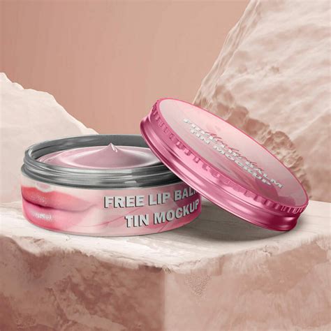 Free Lip Balm Tin Mockup PSD Template » CSS Author