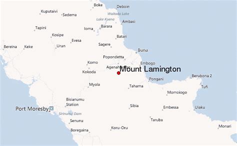 Mount Lamington Mountain Information