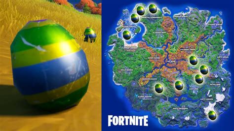 All Bouncy Egg Locations in Fortnite - YouTube