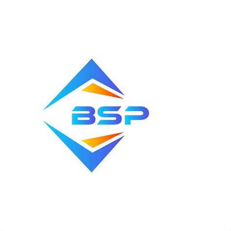 BSP abstract technology logo design on white background. BSP creative ...