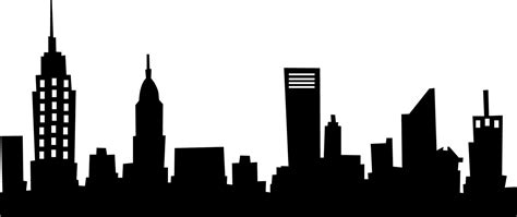 Free City Skyline Silhouette, Download Free City Skyline Silhouette png images, Free ClipArts on ...