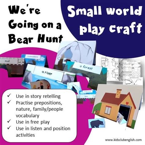 We're Going on a Bear Hunt - Small world play craft