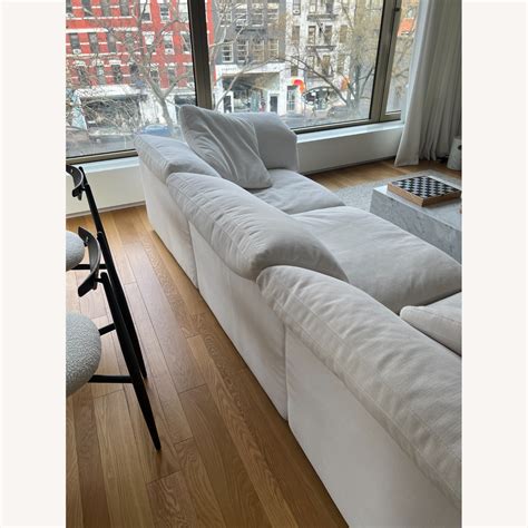 Restoration Hardware Cloud Sofa in White - AptDeco