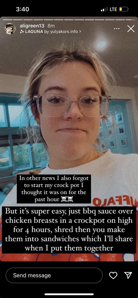 This dipshit feels the need to share pouring bbq sauce over chicken in a crockpot with us ...