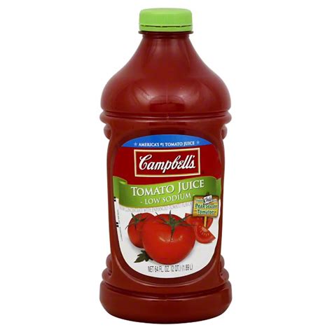 Campbell's Tomato Juice Low Sodium - Shop Juice at H-E-B