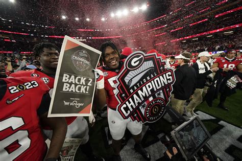 Georgia becomes 12th back-to-back champ in AP Top 25 history - Seattle Sports