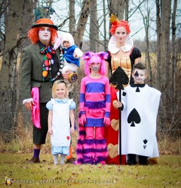 Alice in Wonderland Family Costumes