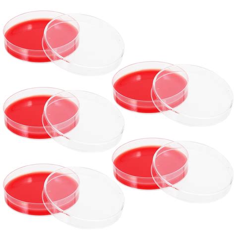 Buy VILLCASE Columbia Blood Agar, 10pcs Laboratory Petri Dishes, Pre ...