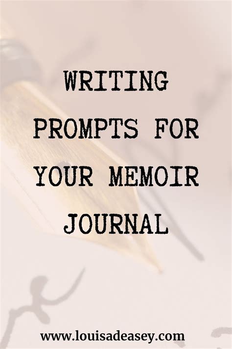 Three memoir journal prompts – Artofit