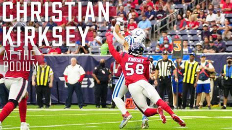 LB Christian Kirksey | Texans vs. Colts (12-5-2021)