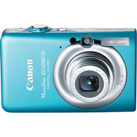 Canon PowerShot SD1200 IS Digital Camera (Blue) 3449B001 B&H