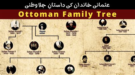 Ottoman Family Tree, Osman Family Tree, ottoman family chart, ottoman empire history in Urdu ...