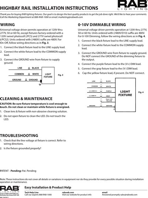 RAIL IN 0615 Installation Directions