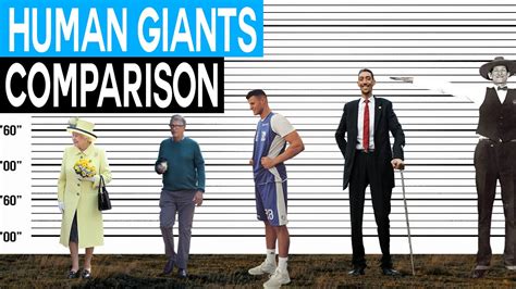 Tallest Humans Size Comparison | Biggest Human Giants Heights Ever - YouTube