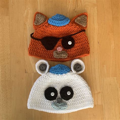 Octonauts Character Hat Costume Captain Barnacles Kwazii Peso | Etsy