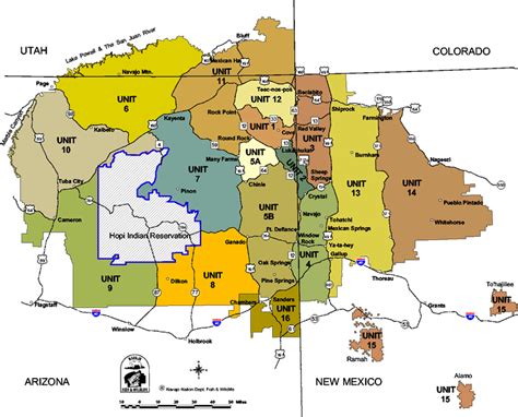 Az Game And Fish Unit Map - Maping Resources