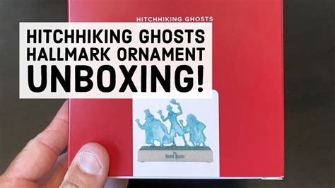 Hallmark 2020 Haunted Mansion Hitchhiking Ghosts Ornament UNBOXING ...