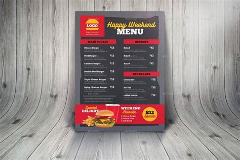 Drive-Through Menu - 11+ Examples, Menu Design