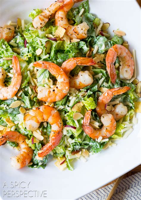 Roasted Shrimp Salad with Buttermilk Dressing